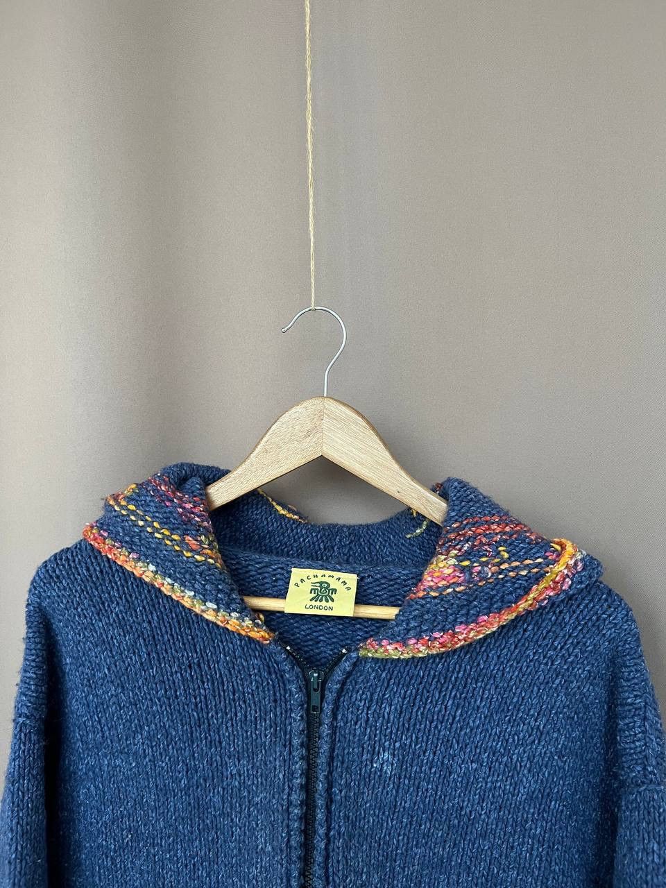 Other Pachamama Wool Handknit Cardigan Sweater Womens Size XL Size XL / US 12-14 / IT 48-50 - 2 Thumbnail