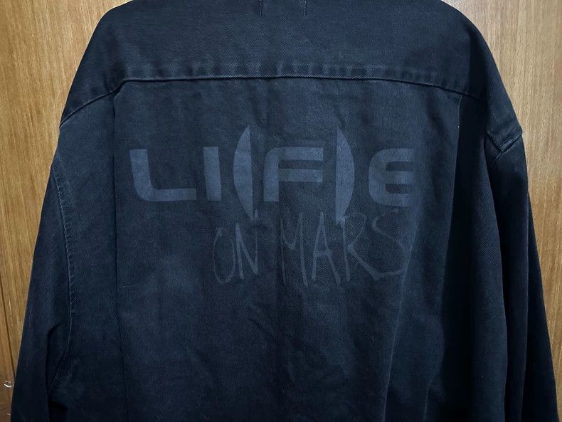 Other Raf Simons 20AW Chain Washed Black Silhouette Shirt Jacket Size US M / EU 48-50 / 2 - 5 Thumbnail