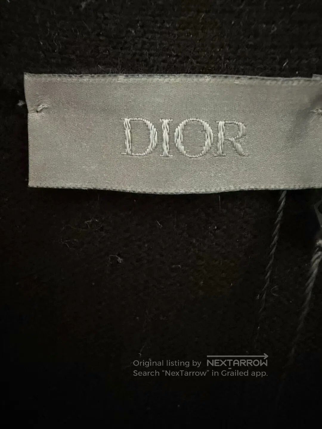 Dior dior black logo cashmere cardigan size large. Size US L / EU 52-54 / 3 - 2 Thumbnail