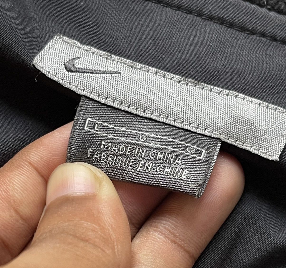 Nike 🔥Vintage 90s Nike Men's Fleece Jacket Size US L / EU 52-54 / 3 - 7 Thumbnail