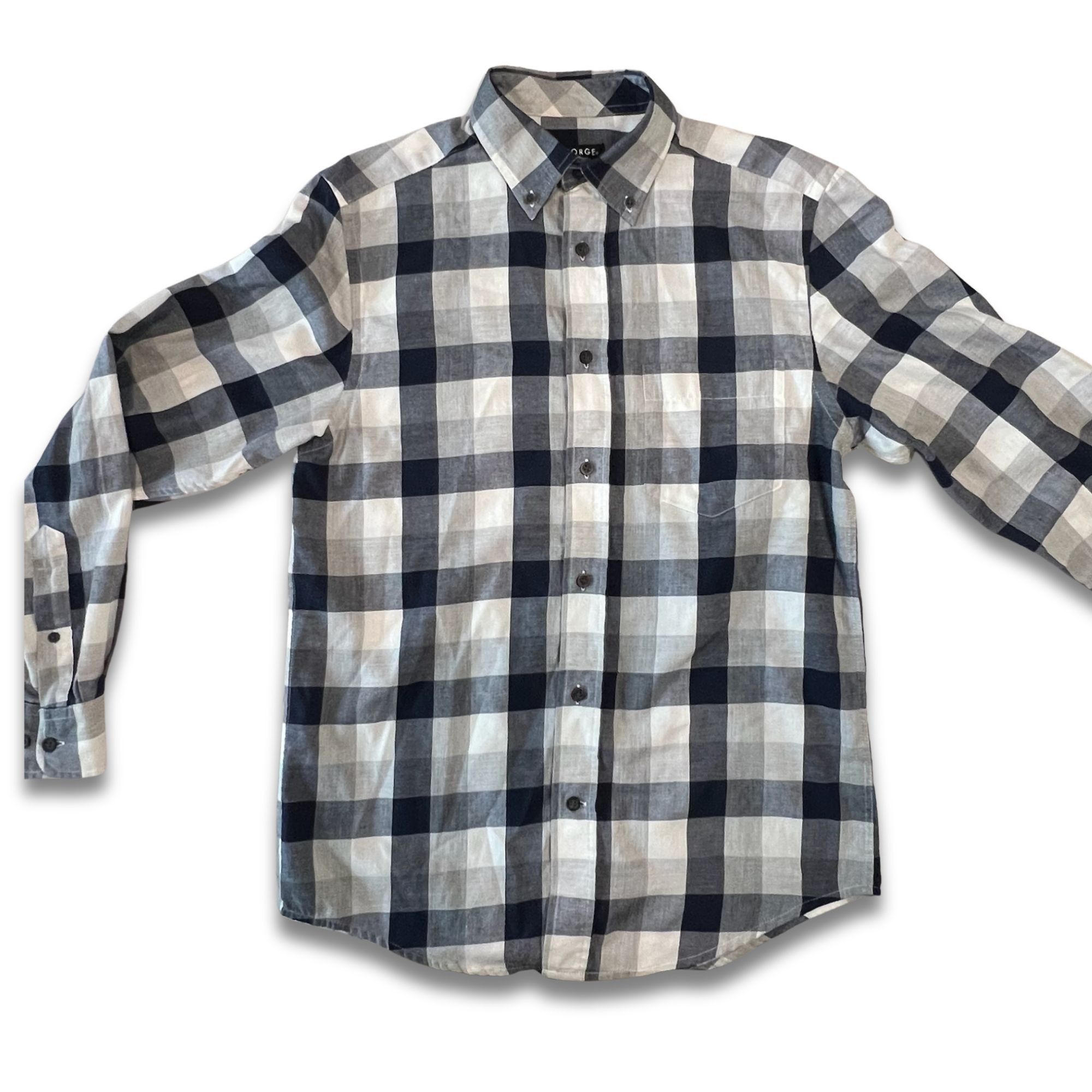 Other George Blue & White Check Long Sleeve Button-Up Shirt Size 3 Size US S / EU 44-46 / 1 - 4 Thumbnail