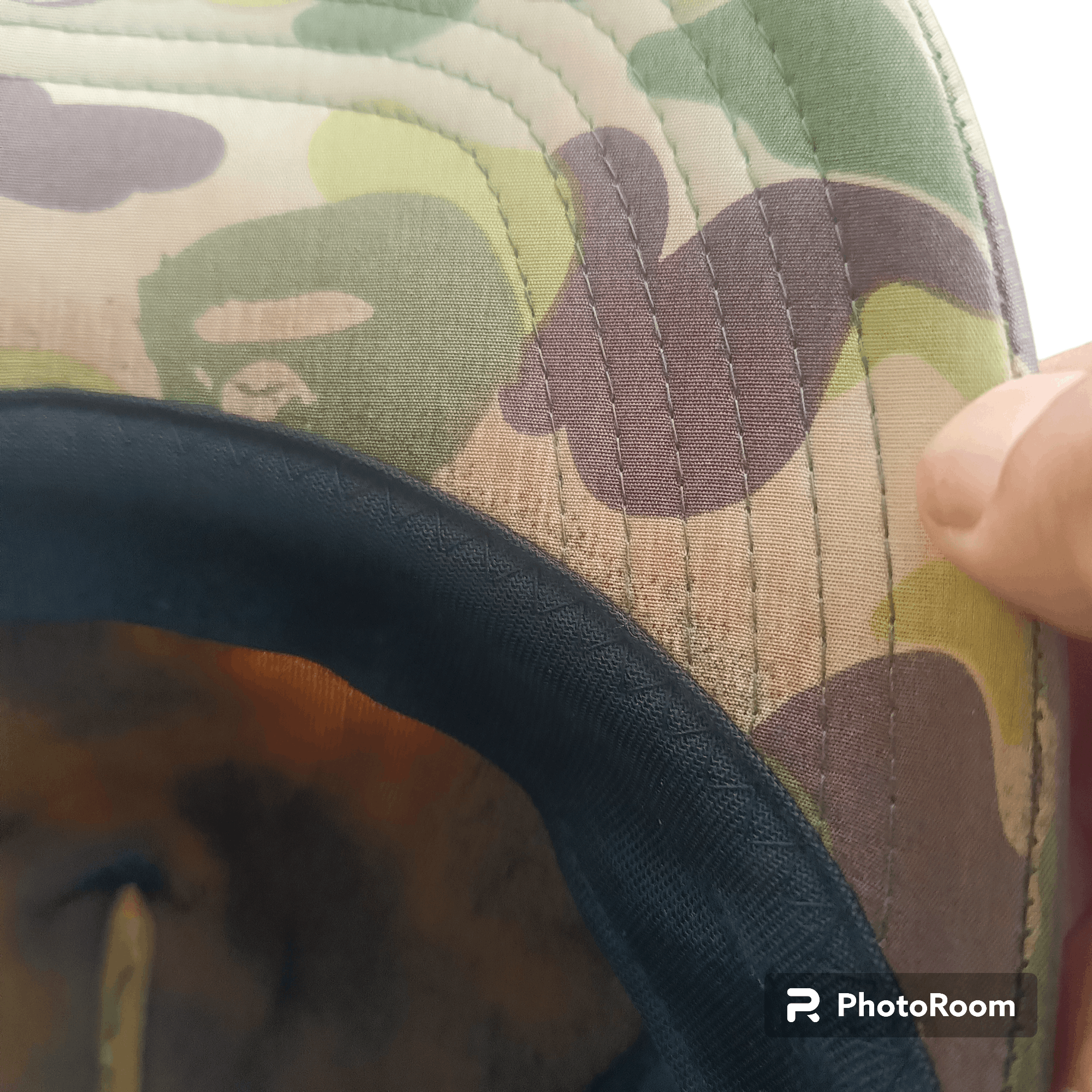 Bape × Vintage Vintage BAPE Camo NYC Logo distressed Mesh Cap Size ONE SIZE - 6 Thumbnail