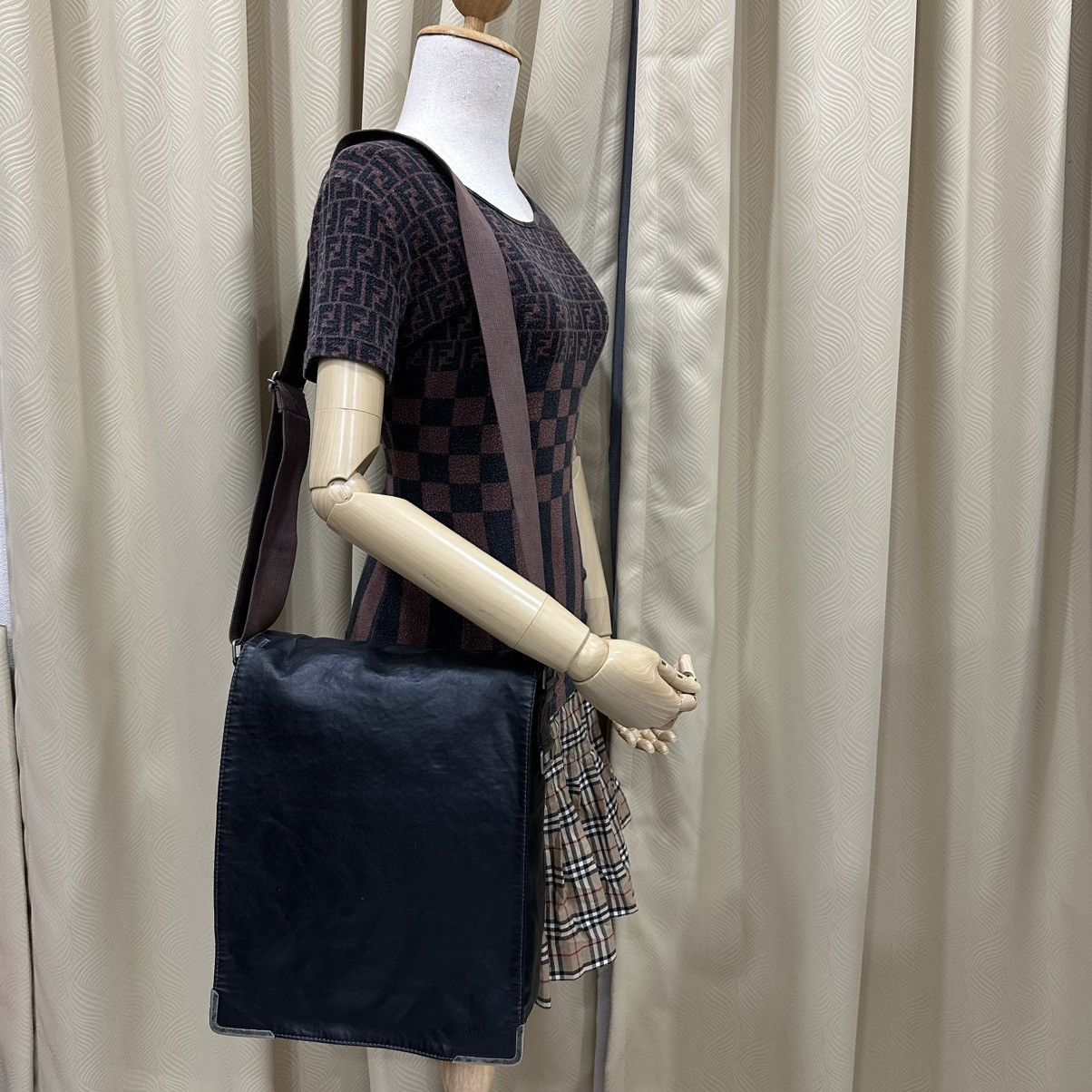 Jean Paul Gaultier ‼️LASTDROP‼️ JEAN PAUL GAULTIER SHOULDER BAG SACOCHE BLACK 90s Size ONE SIZE - 1 Thumbnail