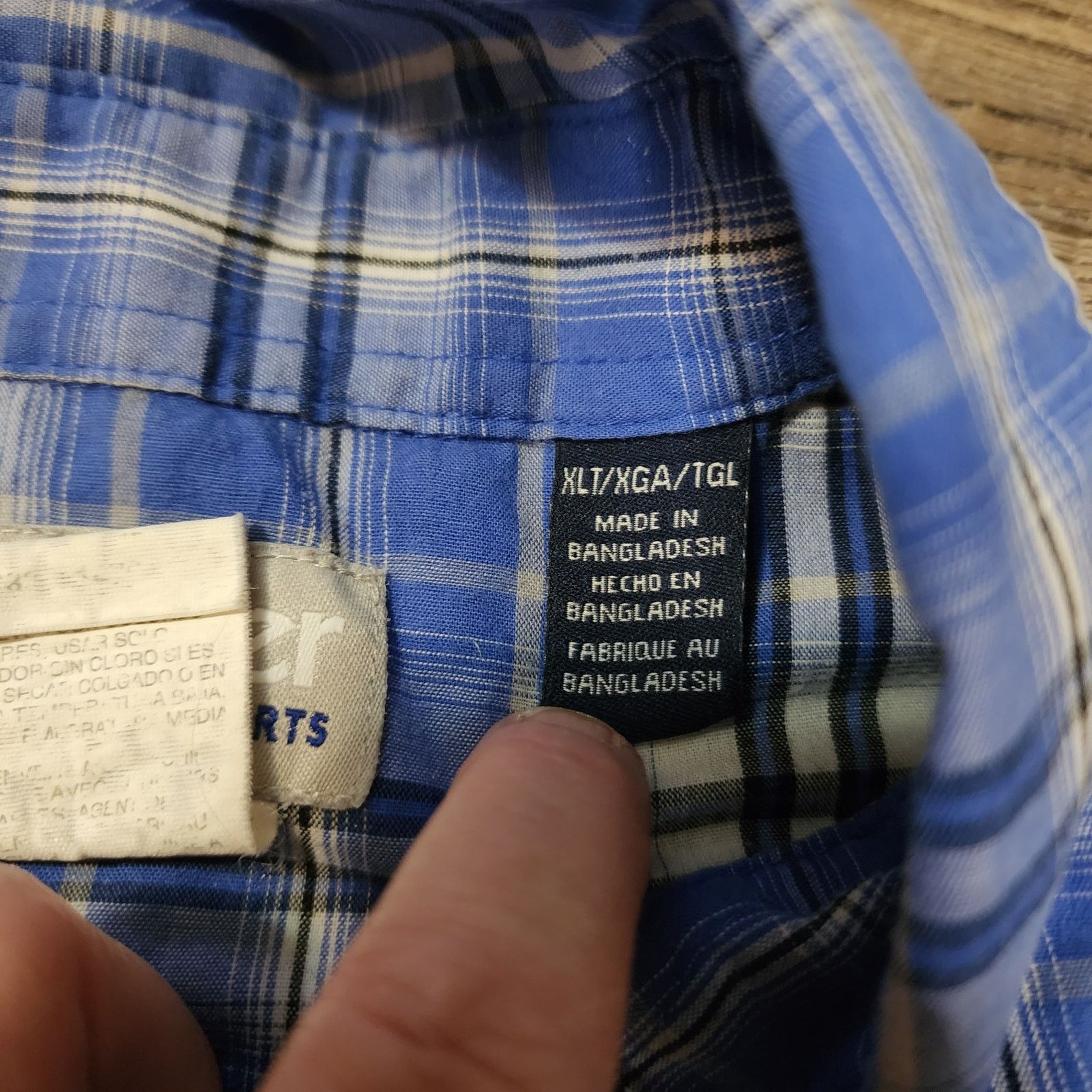 Wrangler Wrangler Wrancher light weight pearl snap size XLT 2241 Size US XL / EU 56 / 4 - 4 Thumbnail