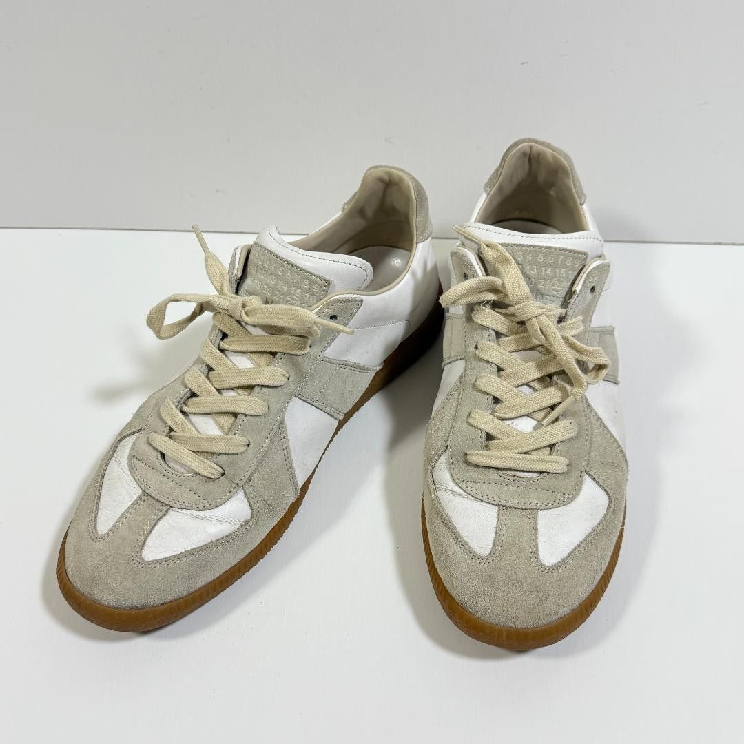 Maison Margiela Maison Margiela German Trainer White / Gray 40 Size US 7 / EU 40 - 1 Thumbnail
