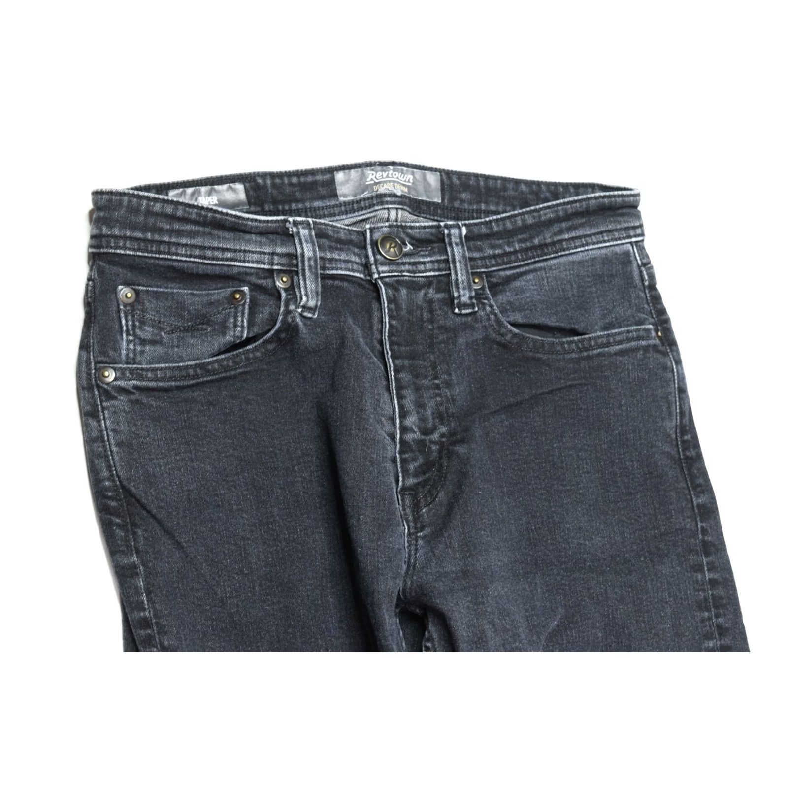 Denime Revtown Jeans Slim Fit Denim 30x30 Blue Cotton Stretch Taper Jeans Mens 30 Regular Inseam 30 Jeans Slim Size US 30 / EU 46 - 2 Thumbnail