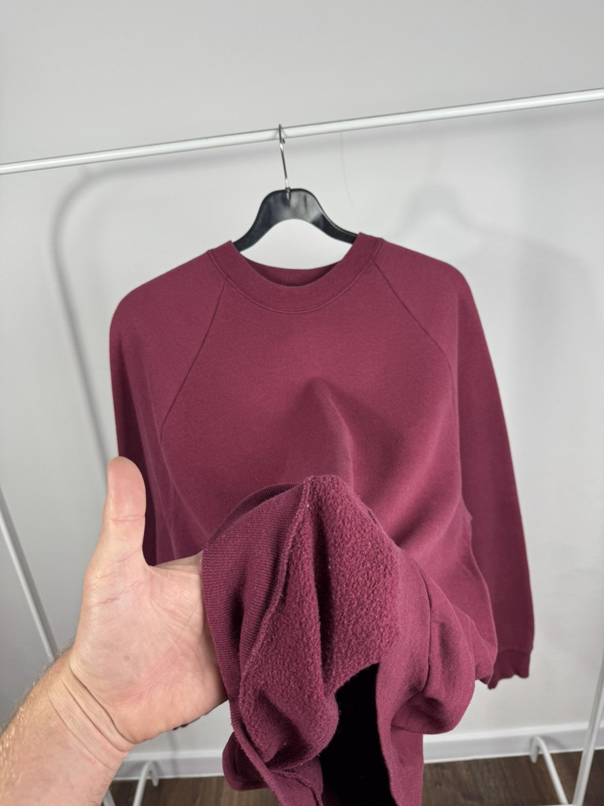 Fruit Of The Loom Vintage Screen Stars Blank Crewneck Sweatshirt Made in USA Size US XL / EU 56 / 4 - 8 Thumbnail