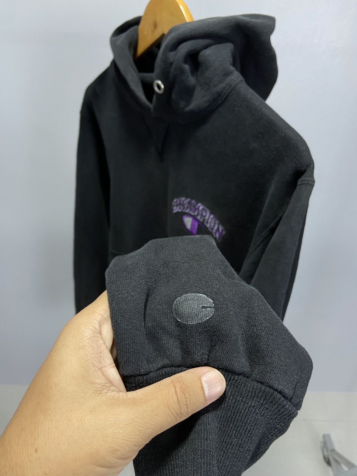 Champion × Vintage Vintage champion spellout logo hoodie Size US M / EU 48-50 / 2 - 5 Thumbnail