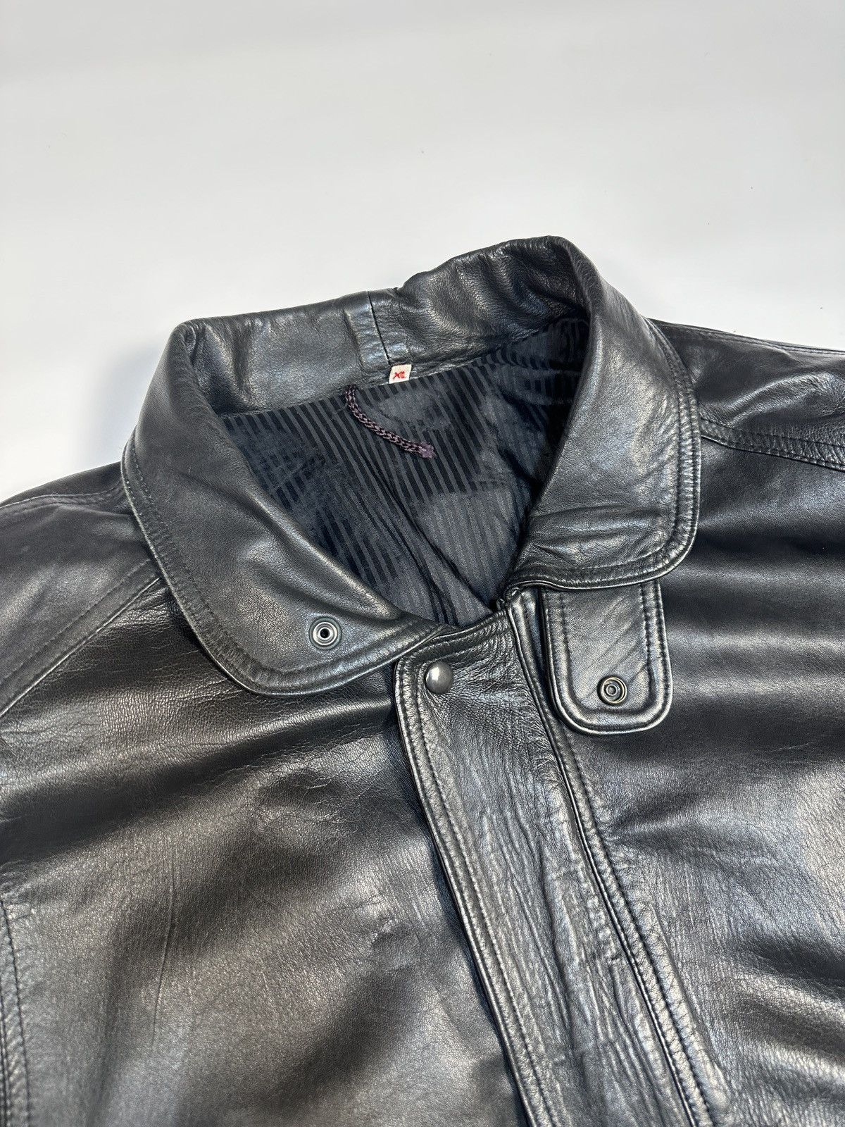 Other Y2K Vintage Leather Jacket Style Opium Baggy Avant Garde XL Size US XL / EU 56 / 4 - 3 Thumbnail