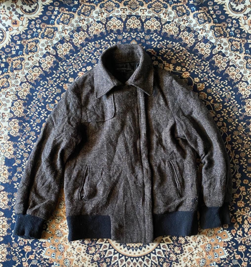 Japanese Brand 2000s JAPANESE BRAND WOOL BOMBER JACKET Size US M / EU 48-50 / 2 - 1 Thumbnail