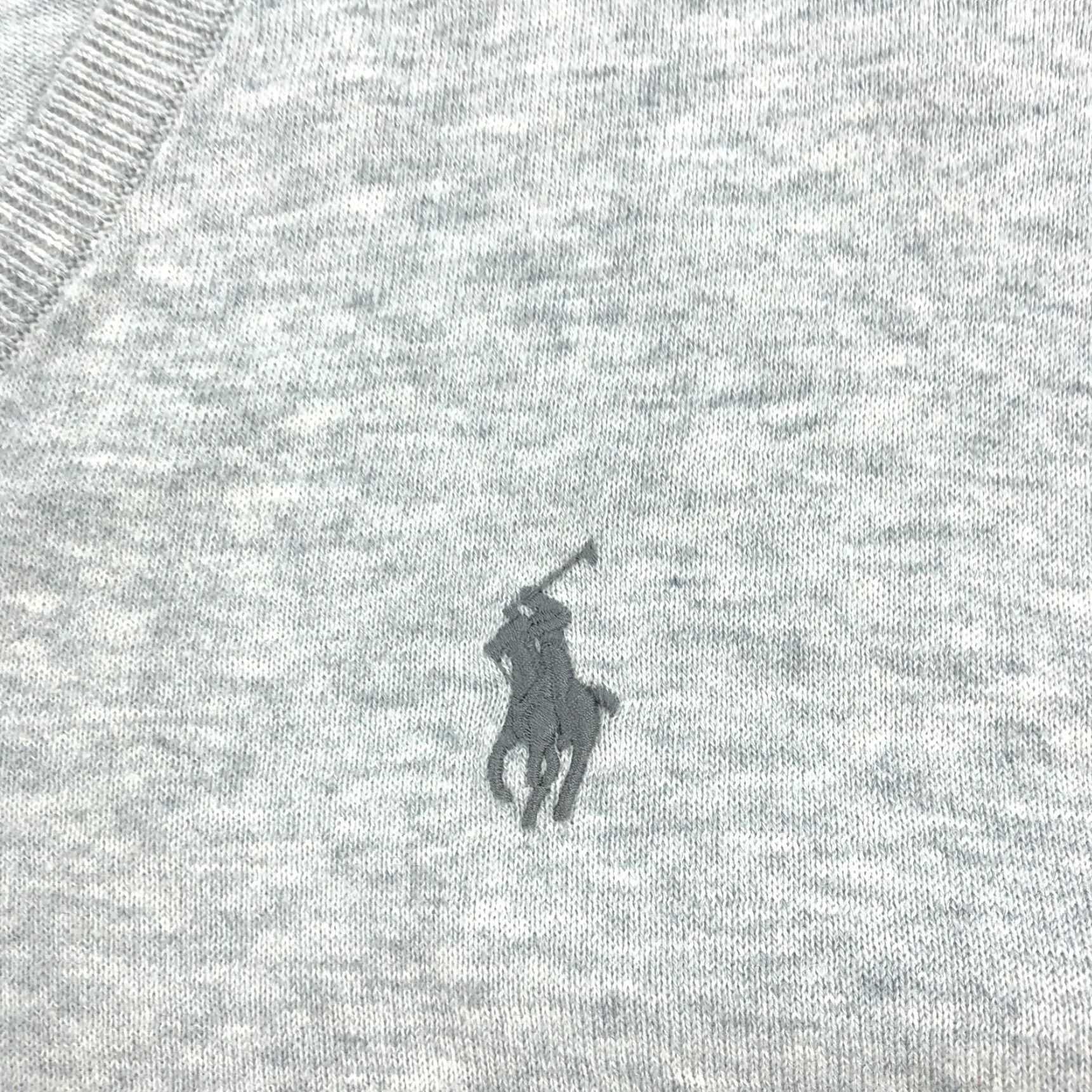 Ralph Lauren Ralph Lauren Golf Sweater Mens L Gray Black Oak Country Club Pullover V-Neck Knit Size US L / EU 52-54 / 3 - 3 Thumbnail