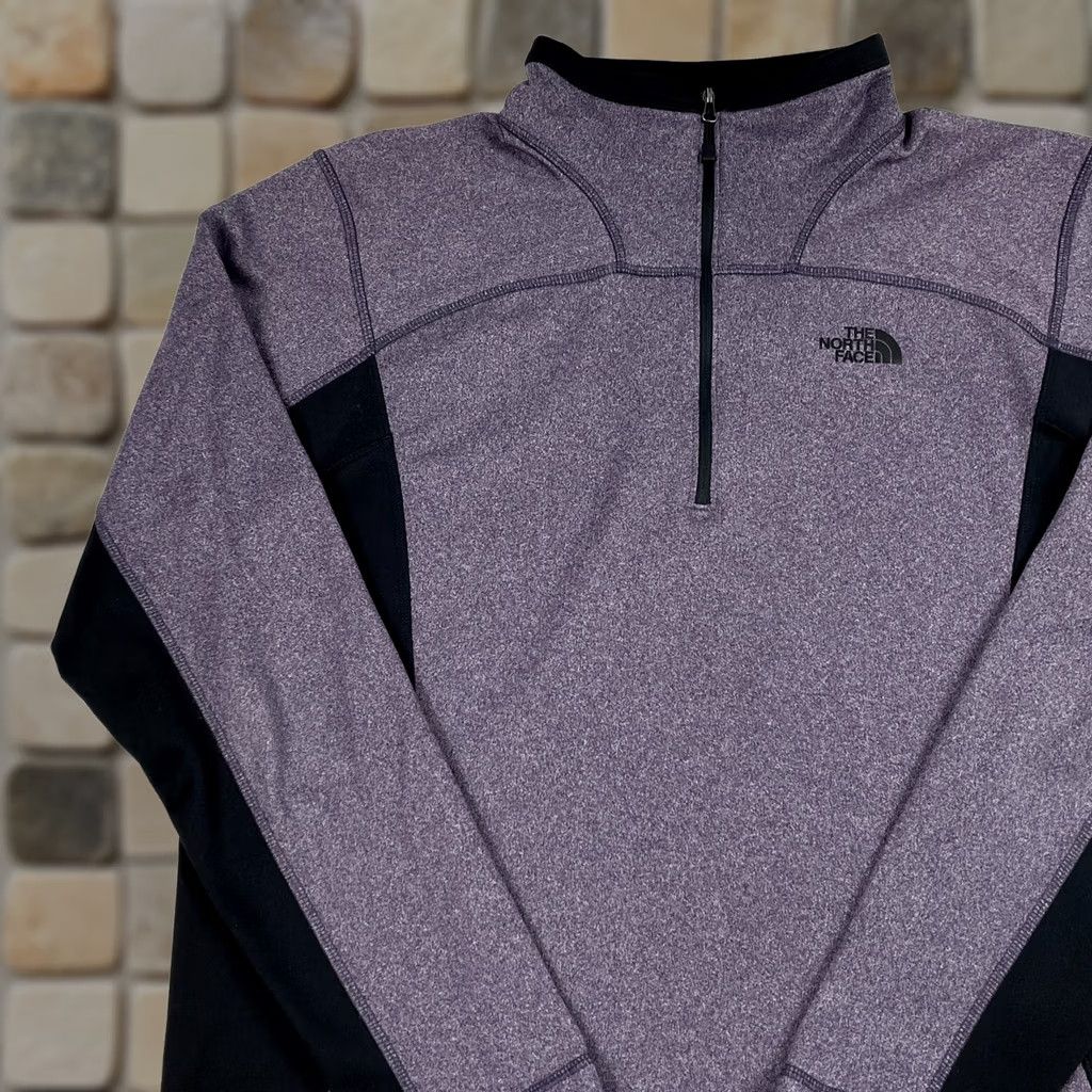 The North Face The North Face Shirt Mens L Purple Large Fleece Zip Pullover Hiking Climbing Size US L / EU 52-54 / 3 - 1 Thumbnail