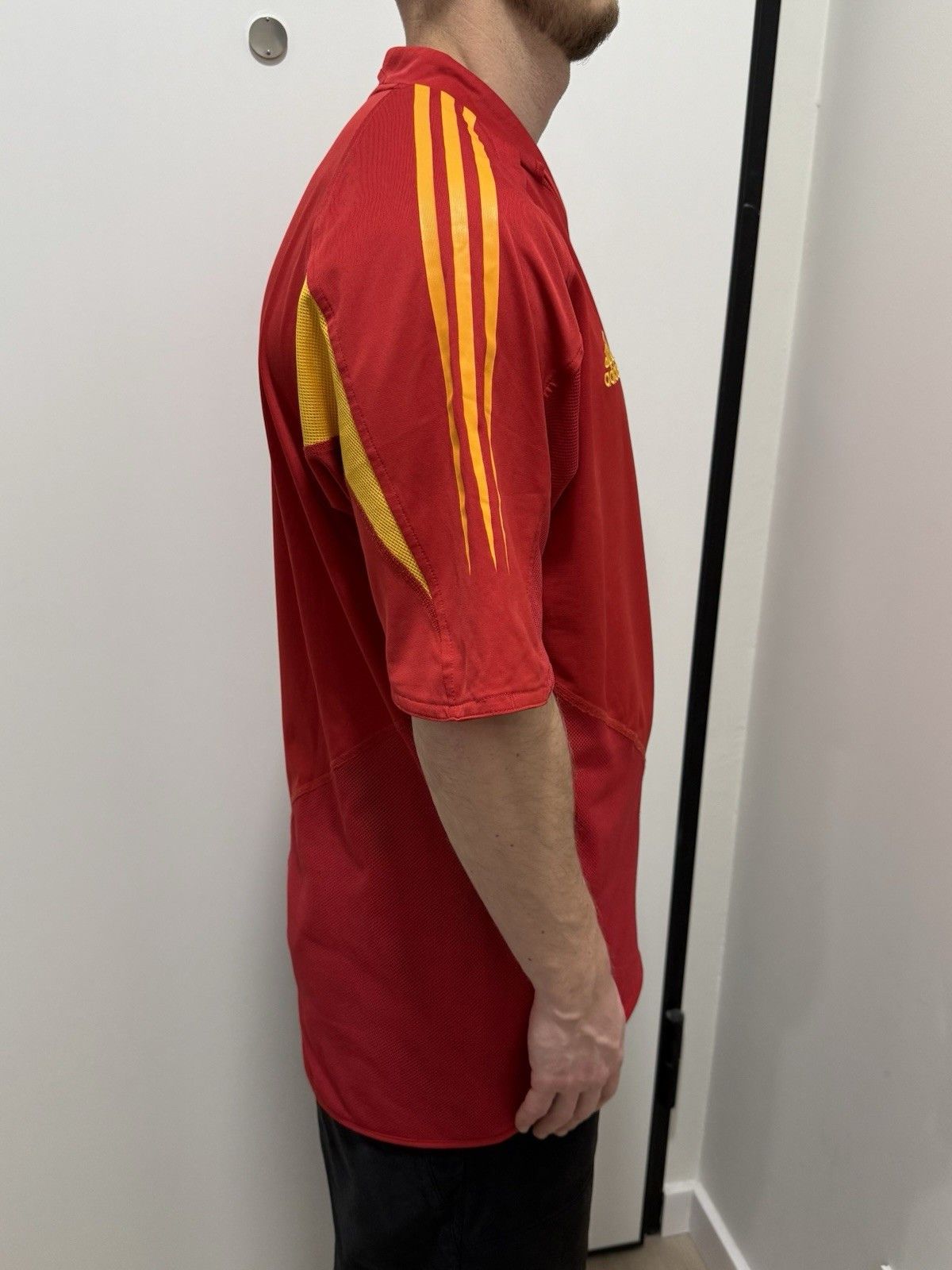 Adidas Spain National 2003 2004 2005 Home Football Soccer Jersey Size US L / EU 52-54 / 3 - 5 Thumbnail
