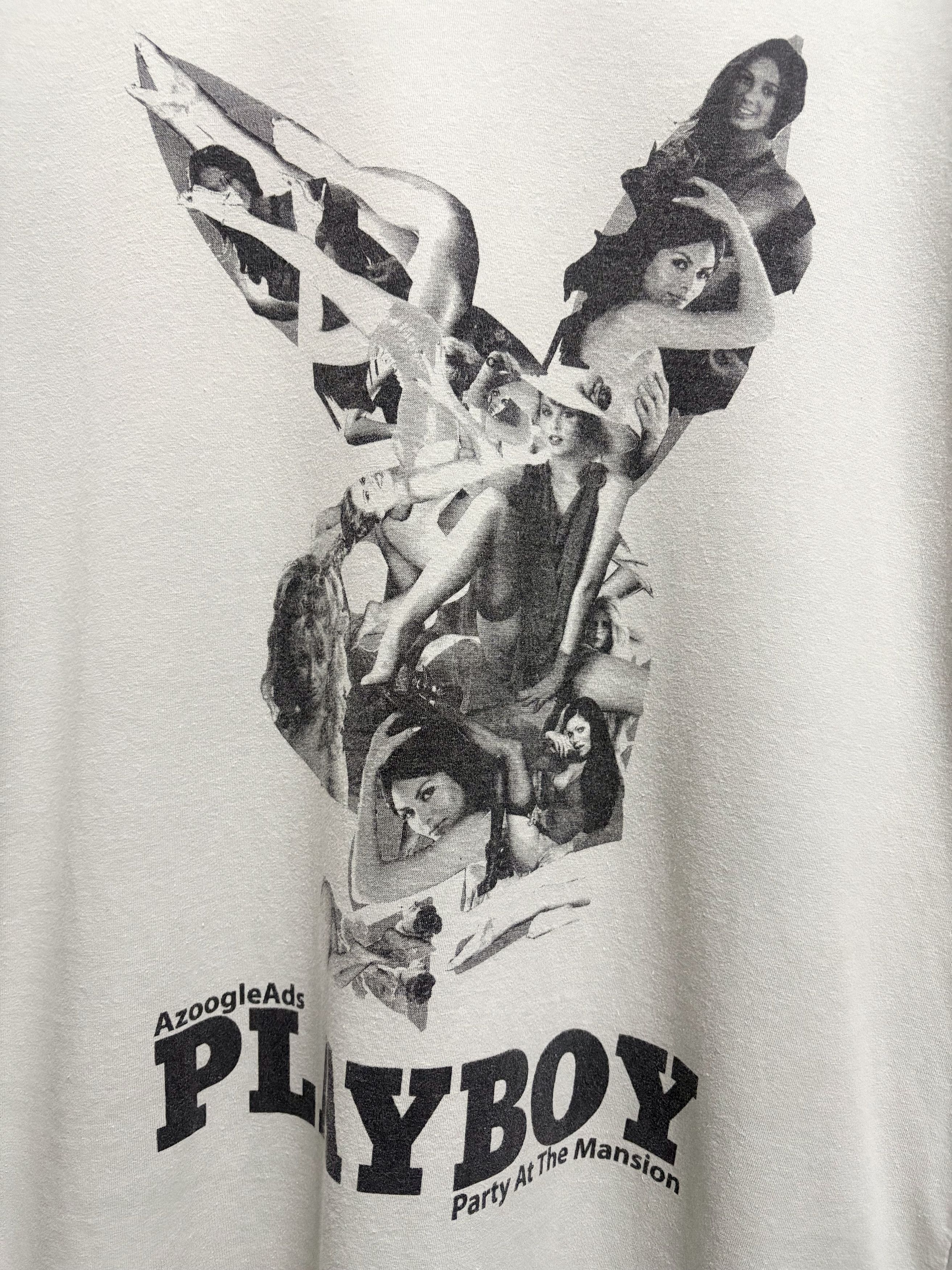 Hysteric Glamour × Playboy × Vintage 2000's Playboy - Party At the Mansion T-Shirt Size L / US 10 / IT 46 - 4 Thumbnail