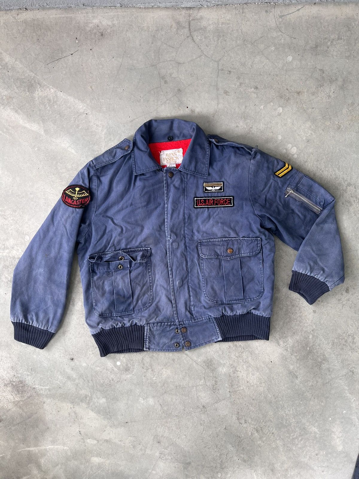 Vintage Vintage Us Air Force bomber jacket Size US M / EU 48-50 / 2 - 1 Thumbnail