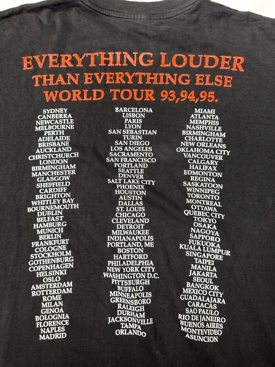 Band Tees × Vintage 🔥Vintage 1993 Meat Loaf World Tour T-Shirt Size US XL / EU 56 / 4 - 9 Thumbnail