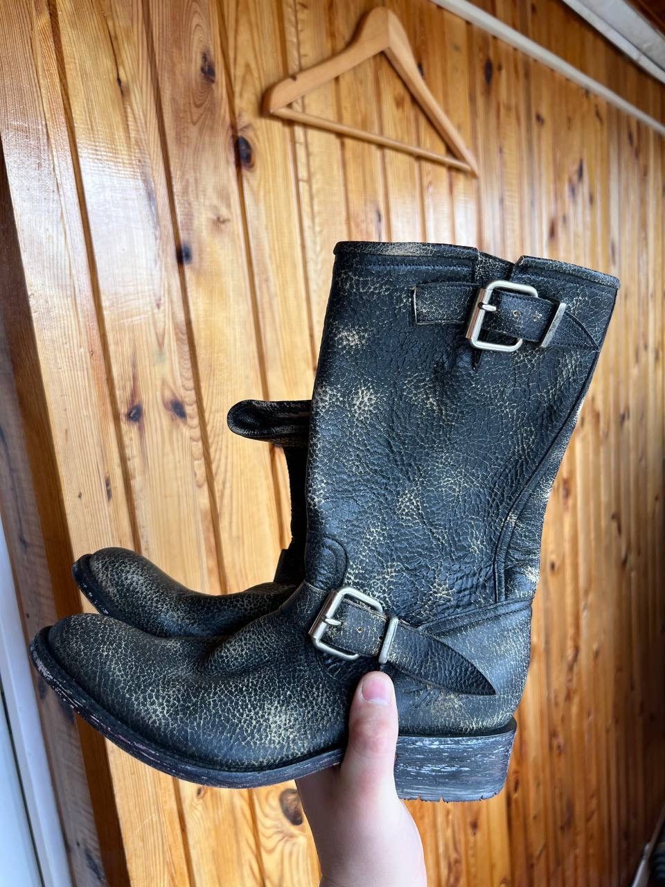 If Six Was Nine Marlboro Cowboy Distressed Ankle boots Vintage A.S. 98 Style Size US 5.5 / EU 38 - 13 Thumbnail