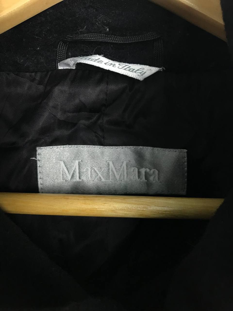 Other Vintage Luxury Designer Max Mara Wool Long Heavy Jacket Size US L / EU 52-54 / 3 - 3 Thumbnail