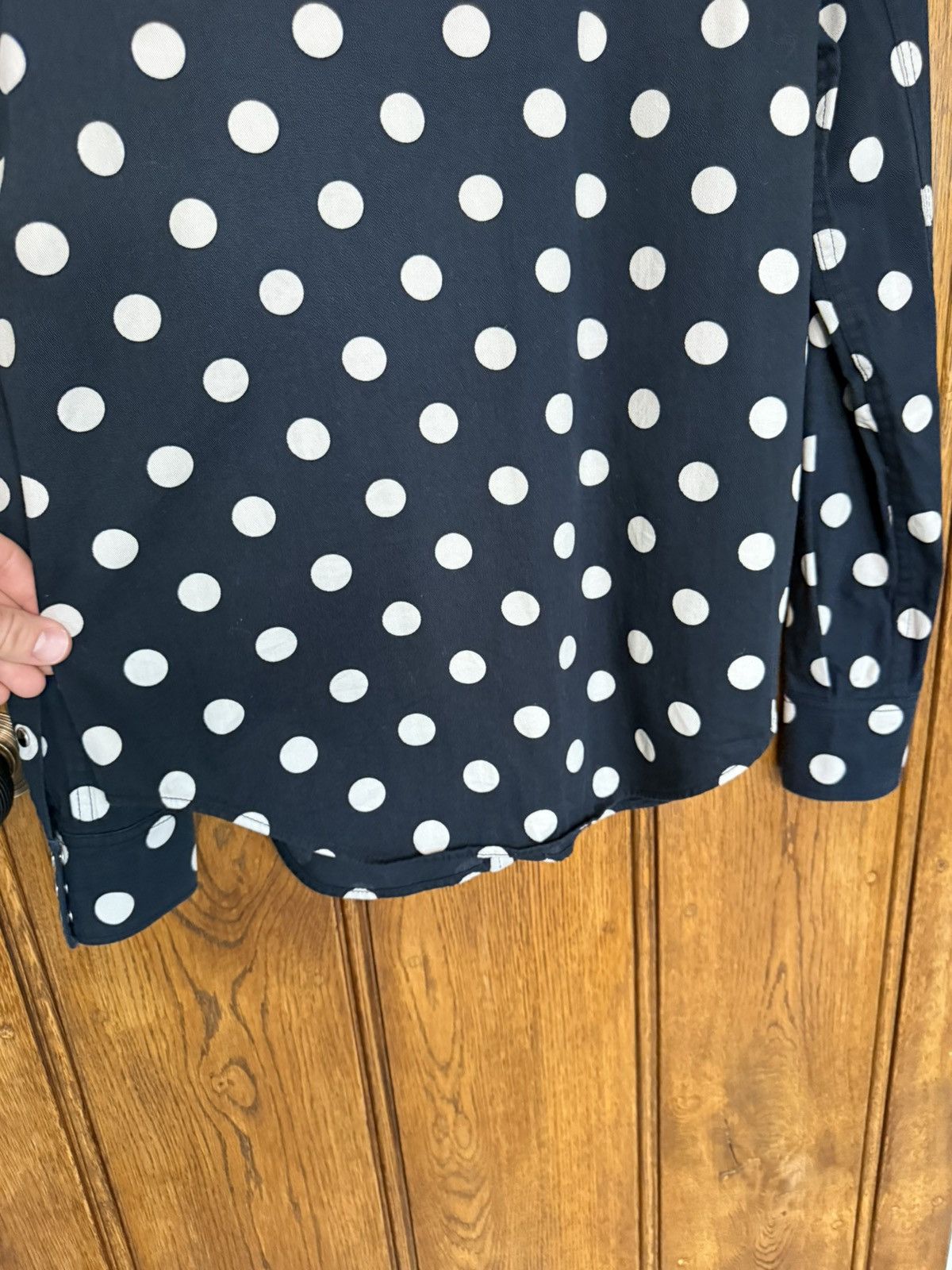 Saint Laurent Paris Saint Laurent black polka dot western denim shirt XL Grail Size US XL / EU 56 / 4 - 19 Thumbnail