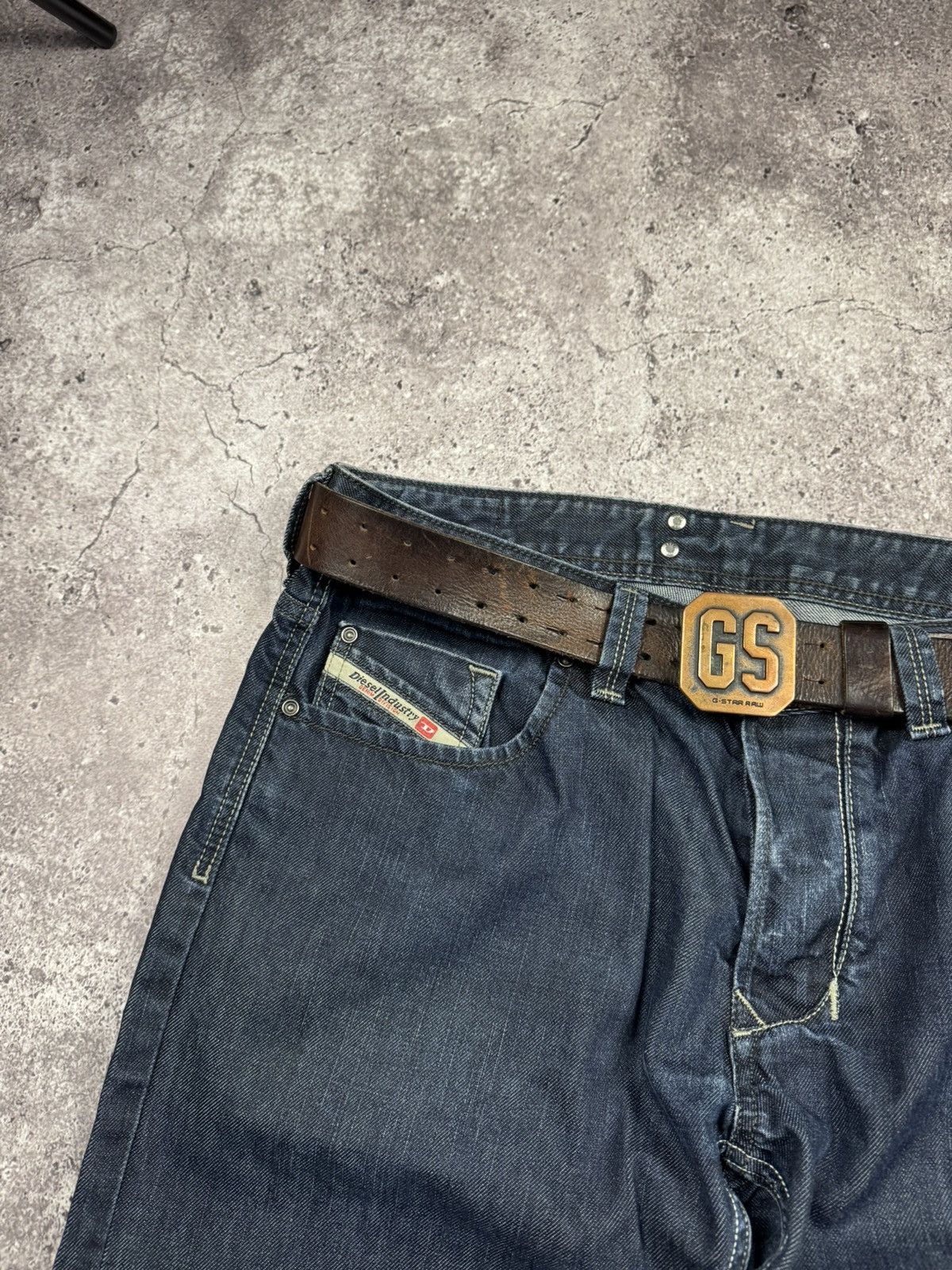 G-Star G-Star Raw Belt Leather Vintage Y2K Buckle Japanese Brand Size ONE SIZE - 3 Thumbnail