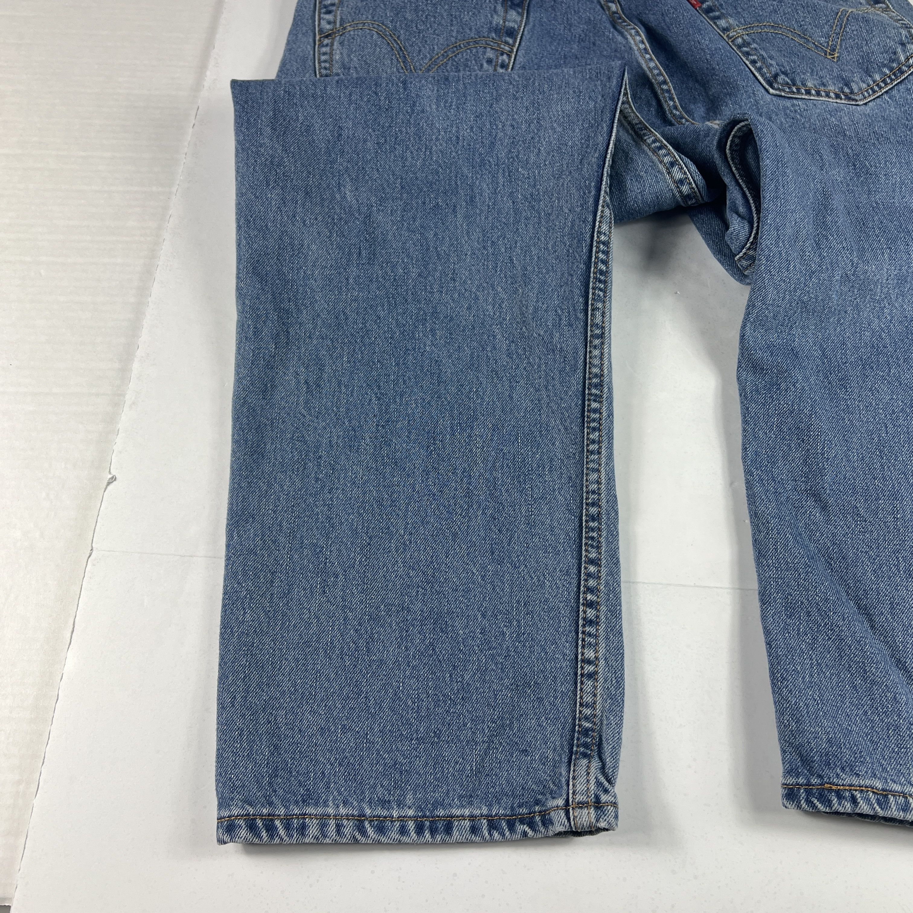 Levi's × Vintage Y2K Levi's Jeans 550 Relaxed Blue Faded Cotton Denim Size US 34 / EU 50 - 17 Thumbnail