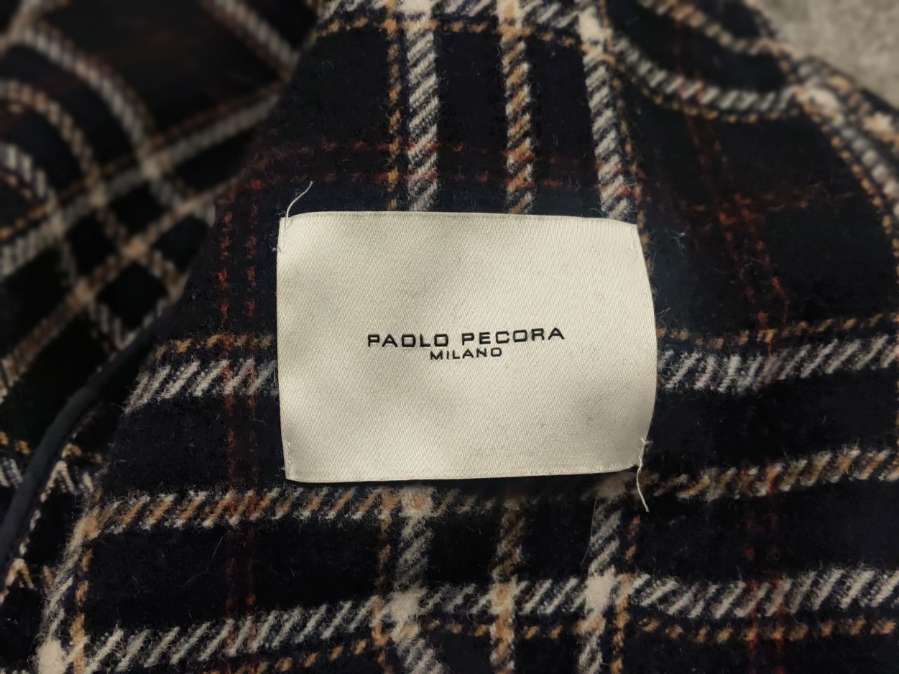 Paolo Pecora Paolo Pecora Design Duffle Checkered coat Wool Jacket Size US S / EU 44-46 / 1 - 17 Thumbnail