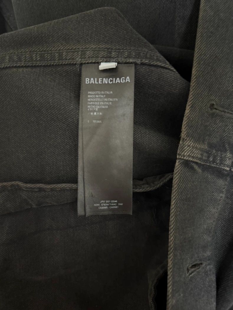 Balenciaga Balenciaga Solid Color Graffiti Single-Breasted Notch Lape Size US S / EU 44-46 / 1 - 6 Thumbnail