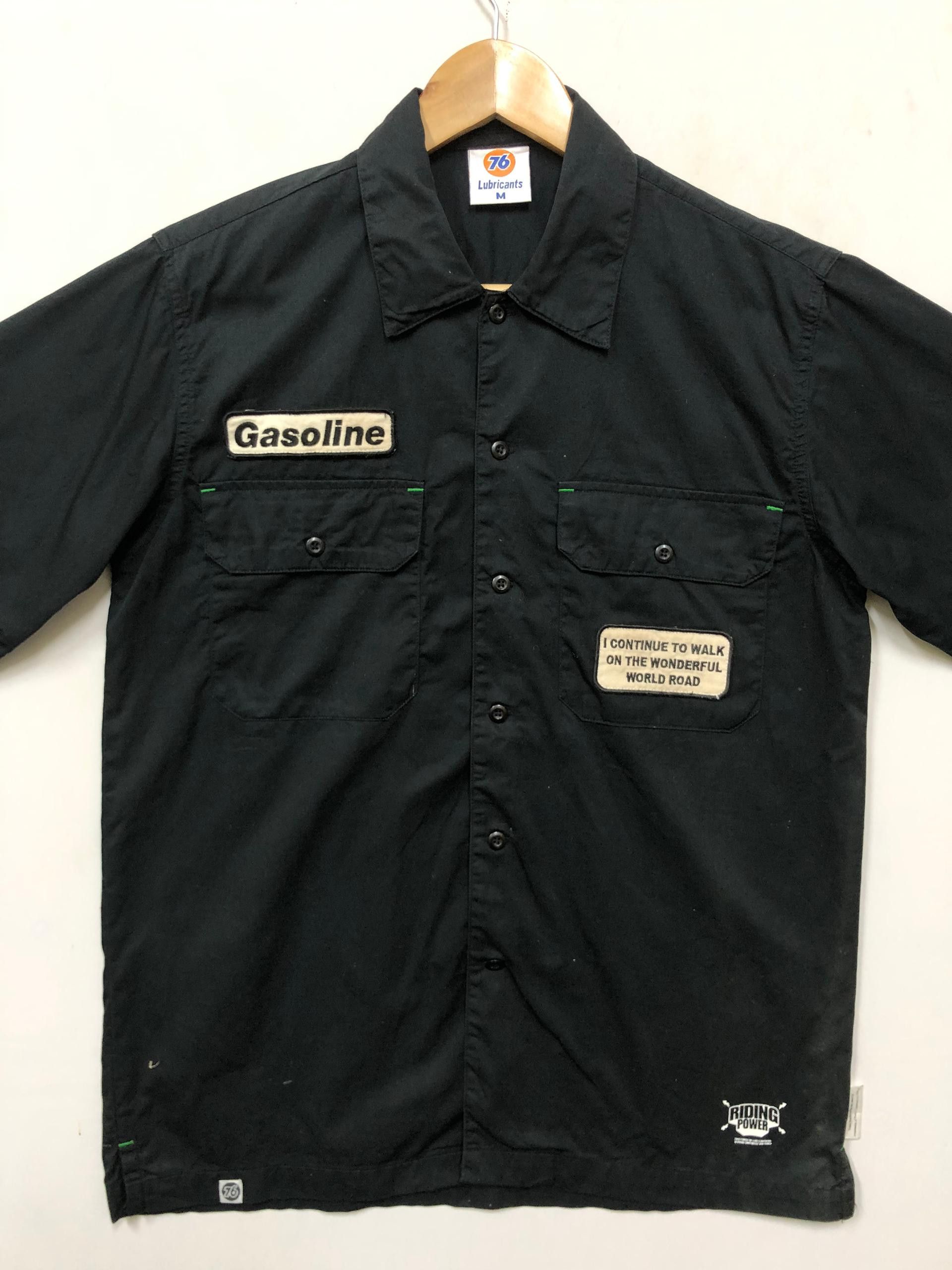 Japanese Brand 76 LUBRICANT SHIRT -VINTAGE- WORKWEAR Size US M / EU 48-50 / 2 - 4 Thumbnail