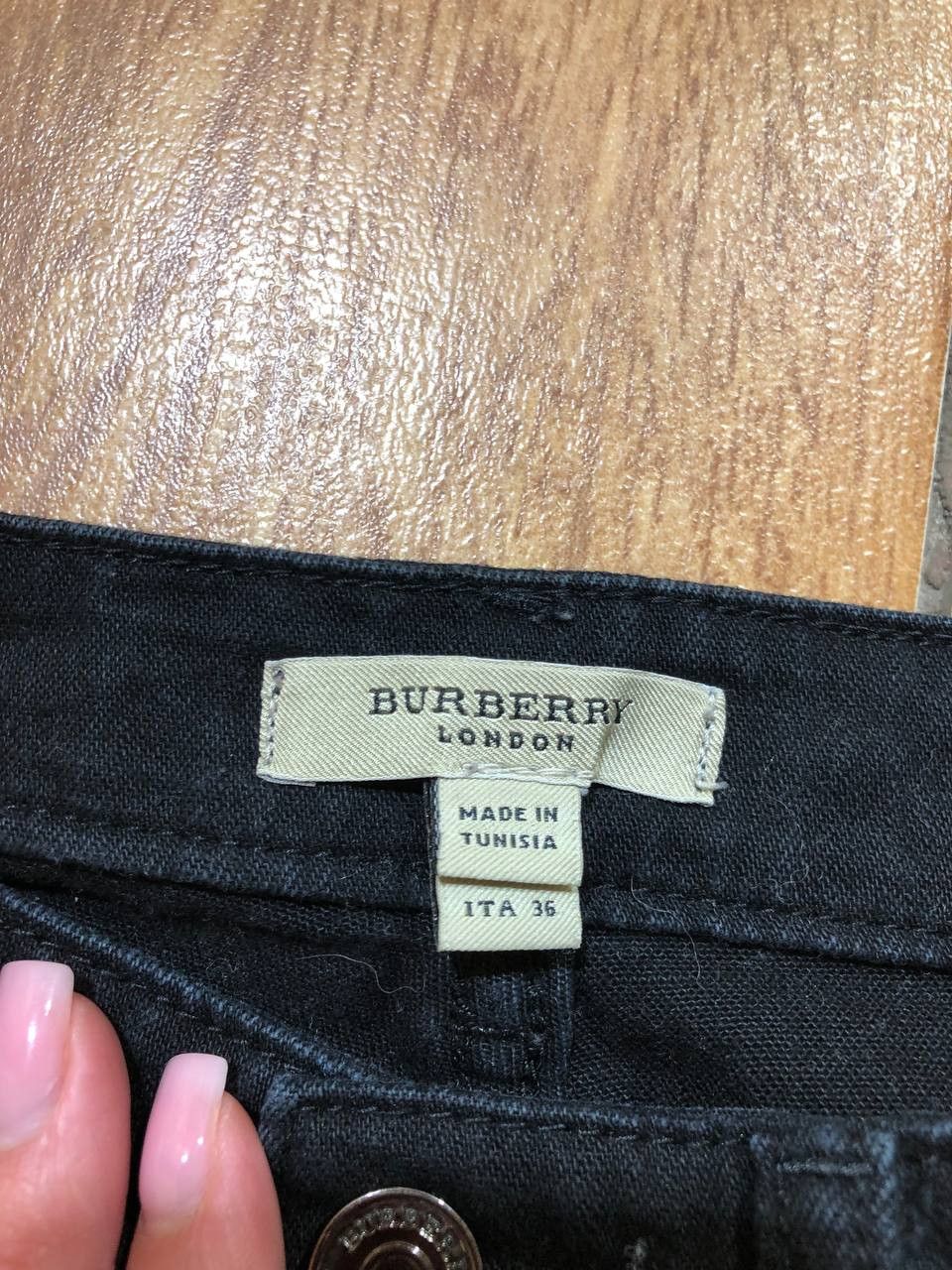 Burberry Burberry London Black Denim Jeans streetwear Size 23" - 2 Thumbnail
