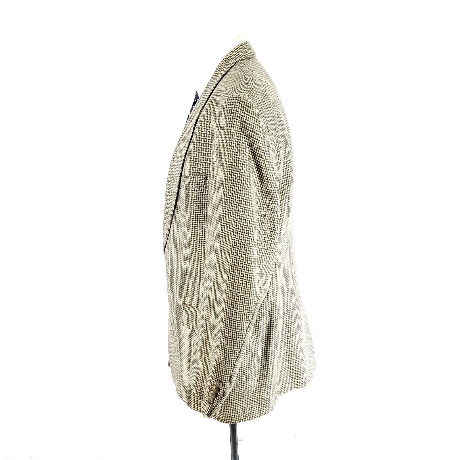 Hart Schaffner Marx Hart Schaffner Marx Softly Tailored Wool 2 Button Sport Coat Size 42R - 4 Thumbnail