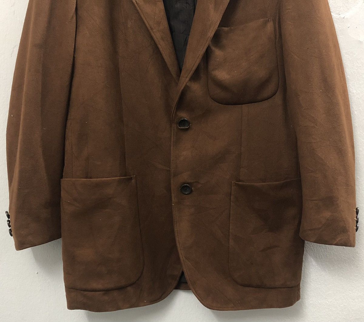 Japanese Brand × Vintage Vintage Crocodile Blazer Coat Jacket Size 40S - 4 Thumbnail