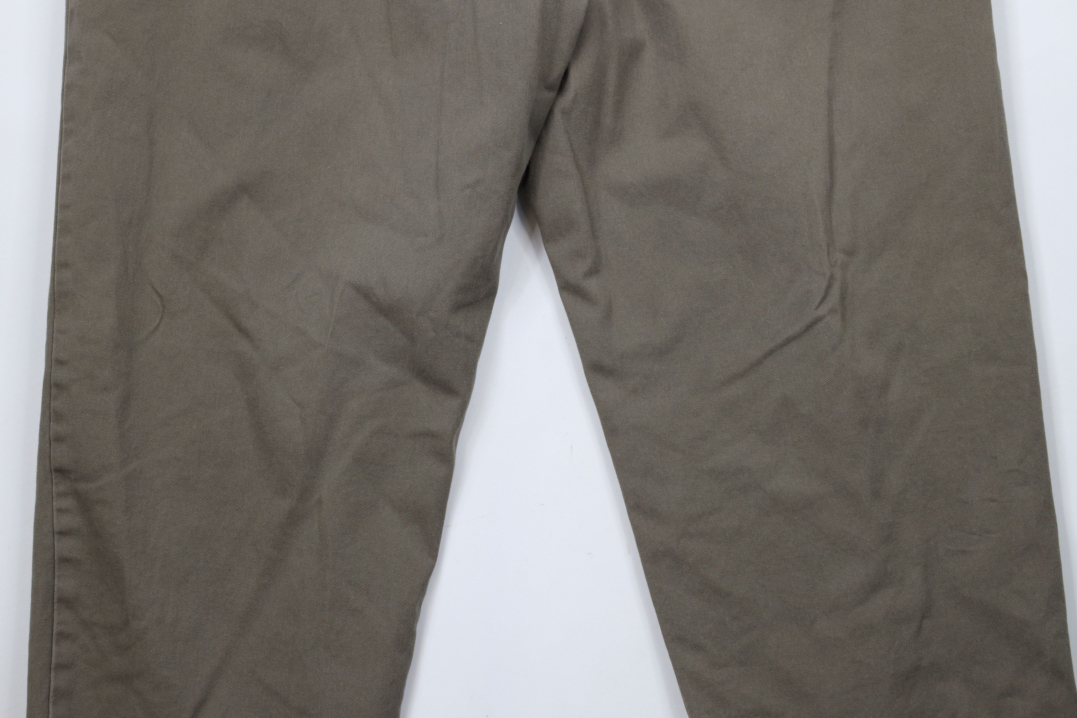 Cabelas × Vintage Vintage Cabelas Lined Pleated Cuffed Chino Pants Beige Size US 38 / EU 54 - 13 Thumbnail