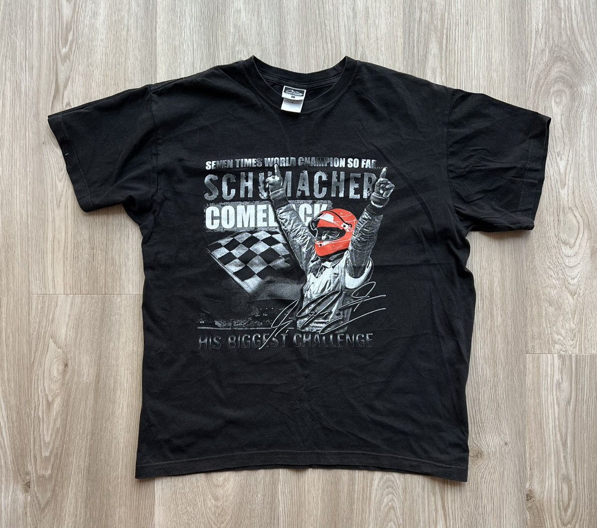 Formula 1 × Vintage Vintage Michael Schumacher Comeback T-Shirt tee Size US L / EU 52-54 / 3 - 1 Thumbnail