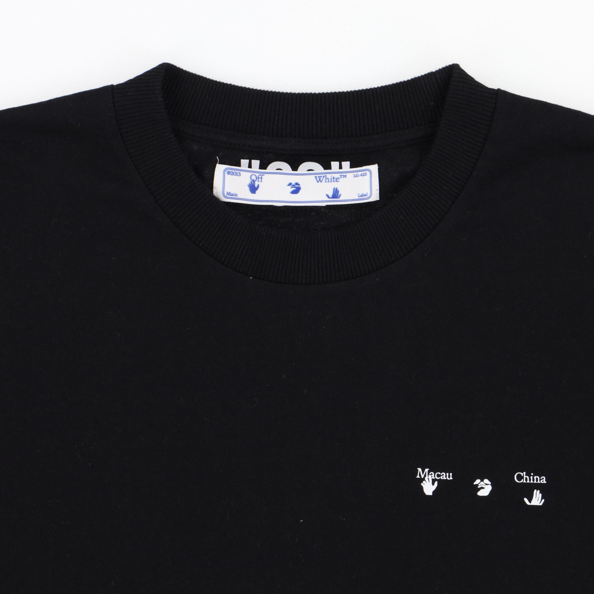 Off-White Black Macau Exclusive Arrows T-Shirt Size XS / US 0-2 / IT 36-38 - 4 Thumbnail