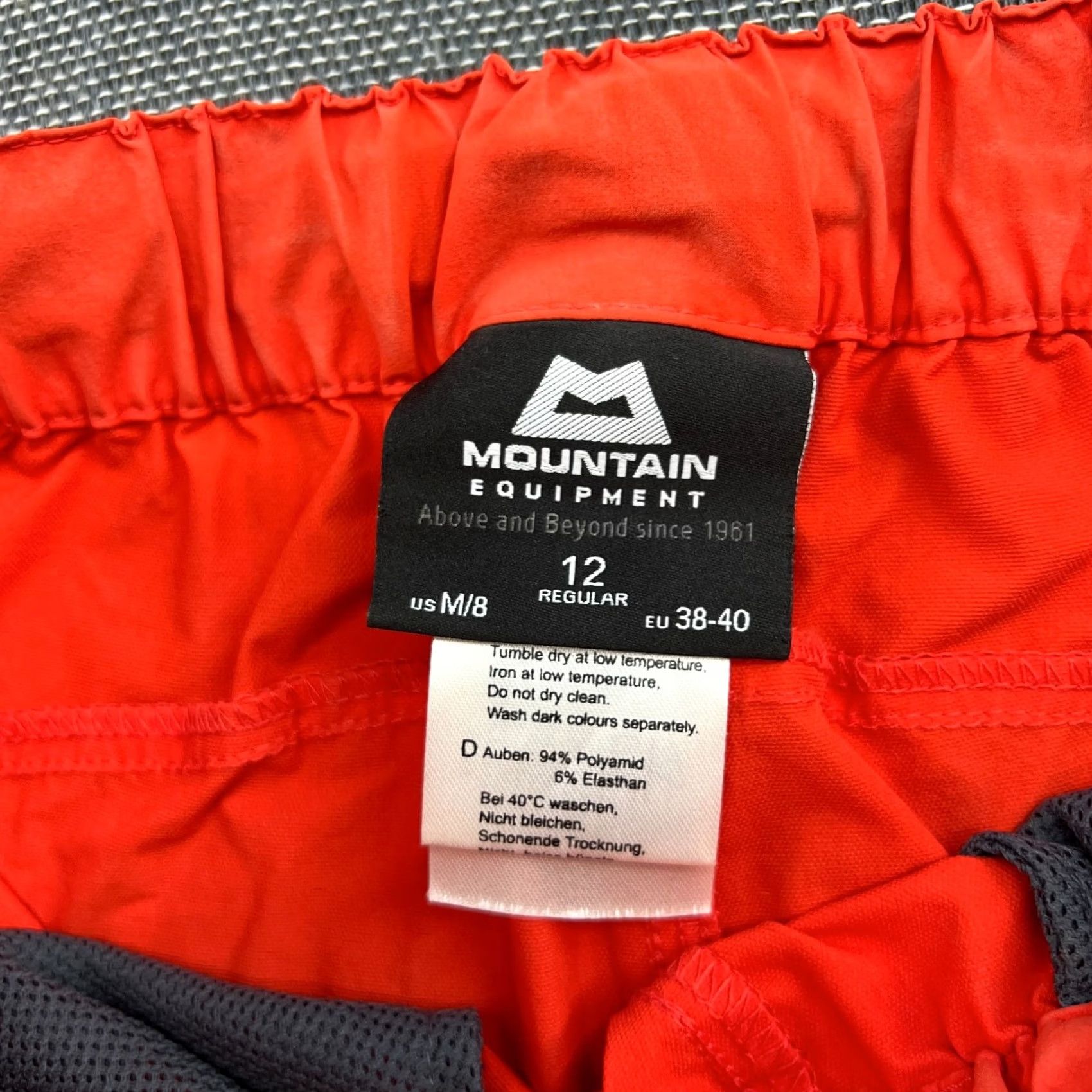 Mountain Equipment Mountain Equipment Exolite Shorts Mens Medium Orange Outdoor Trekking Bermuda Hiking Stretch Belted Casual Travel Size US 31 - 3 Thumbnail