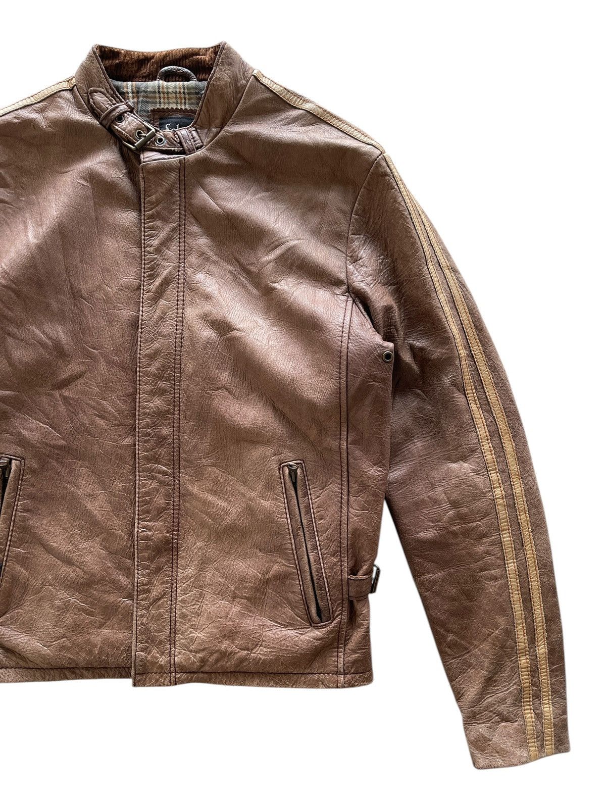 Schott Schott NYC Classic Cafe Racer Leather Jacket Size US M / EU 48-50 / 2 - 6 Thumbnail