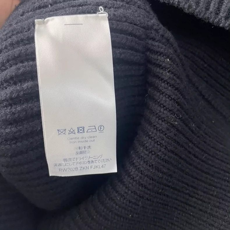 Louis Vuitton louis vuitton Black sweater with logo at hem sweater 2501- Size US M / EU 48-50 / 2 - 4 Thumbnail