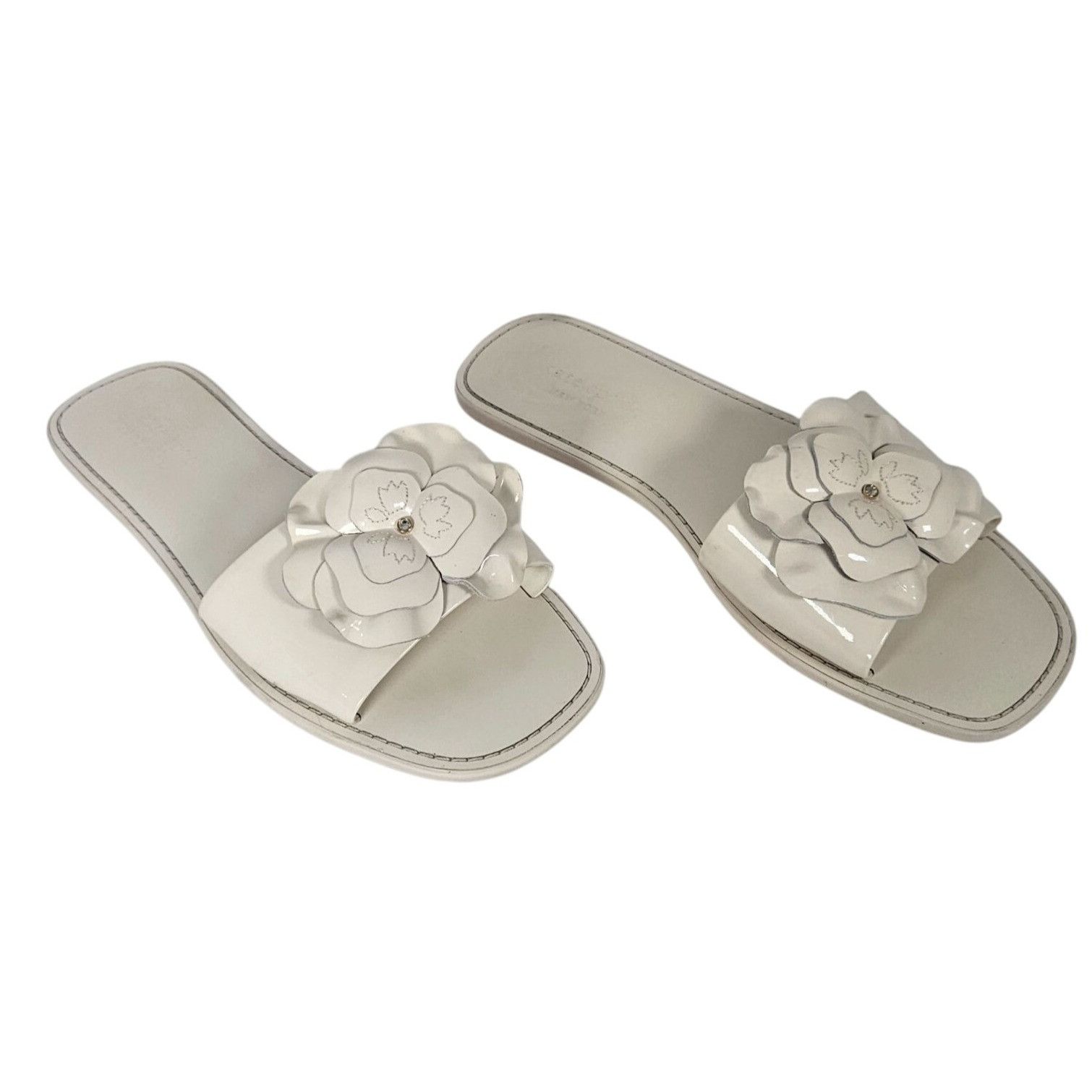 Kate Spade Kate Spade Women Floral Sandals White 9B Quiet Luxury Coquet Size US 9 / IT 39 - 4 Thumbnail