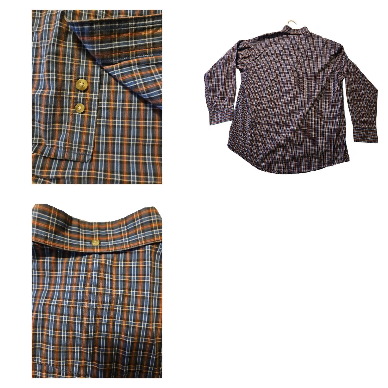 Wrangler Wrangler PBR Button-Down Shirt Long Sleeve Men's Large Plaid Western Cowboy Multicolor Embroidered Pockets Button-Up Casual" Size US L / EU 52-54 / 3 - 8 Thumbnail