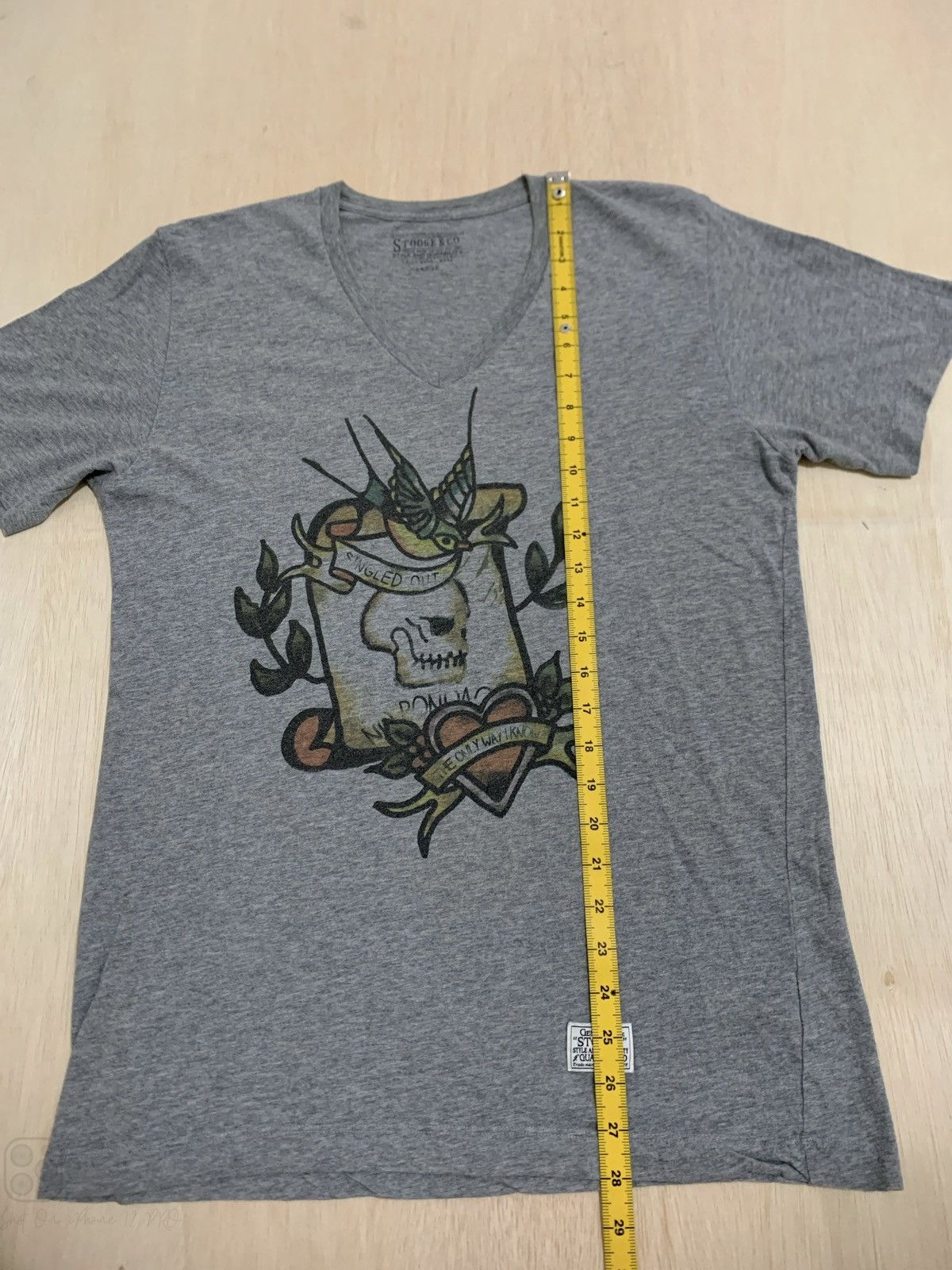 Hysteric Glamour × If Six Was Nine × Japanese Brand Stooge&Co Skull Poem Tshirt Size US M / EU 48-50 / 2 - 12 Thumbnail
