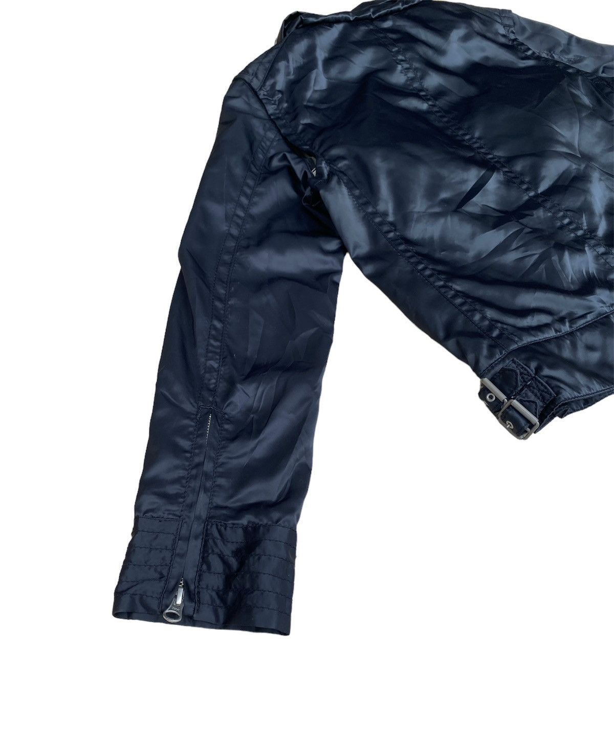 PPFM PPFM Black Sateen Parachute Rider Jacket Size US M / EU 48-50 / 2 - 6 Thumbnail