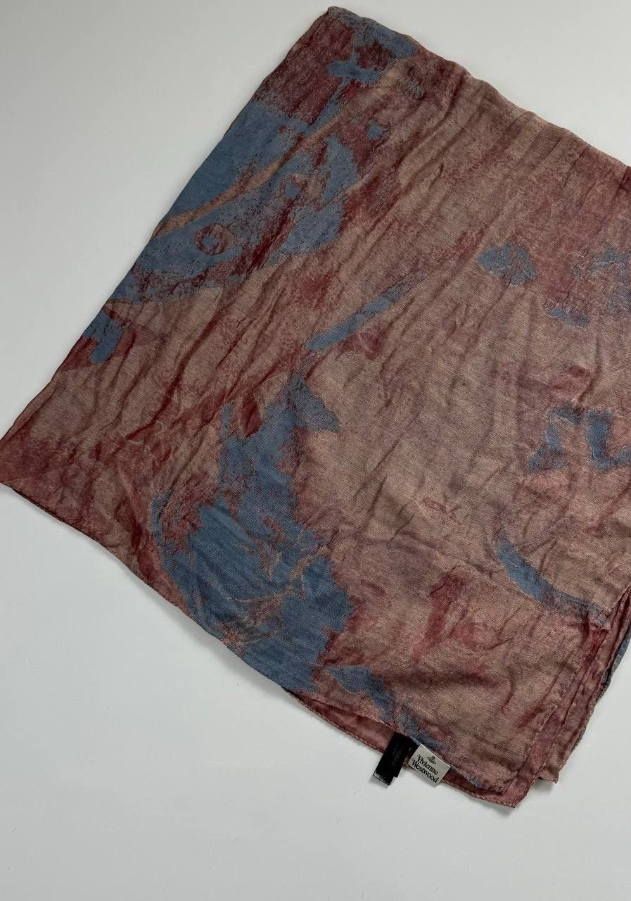 Vivienne Westwood Vivienne Westwood Silk Scarf Huge Logo Handicraft Size ONE SIZE - 6 Thumbnail