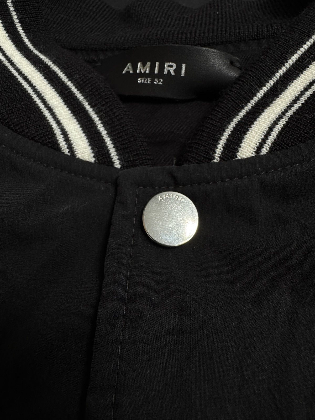 Amiri Amiri Old English Varsity Bomber Jacket Size US L / EU 52-54 / 3 - 4 Thumbnail