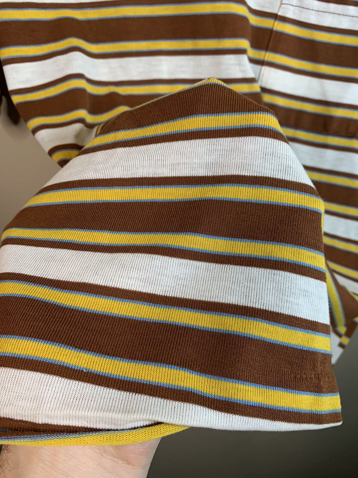 Vintage *RARE* Vintage 1950’s Striped Single Stitch Pocket T-Shirt M Size US M / EU 48-50 / 2 - 9 Thumbnail