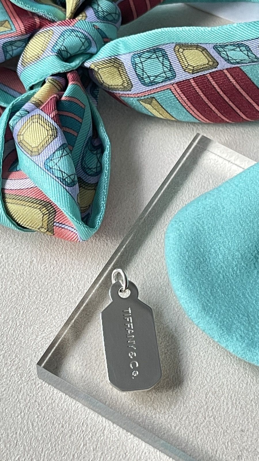 Tiffany & Co. Tiffany & Co. Dog Tag Diamond Charm in Silver NEW Size ONE SIZE - 7 Thumbnail