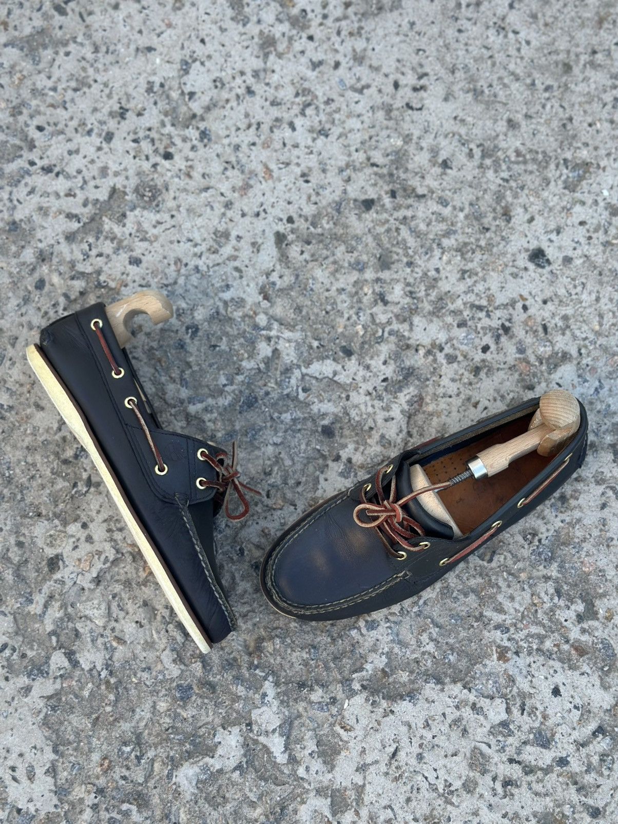 Timberland Luxury Man’s Timberland Leather Shoes Size 43.5 Size US 9.5 / EU 42-43 - 4 Thumbnail