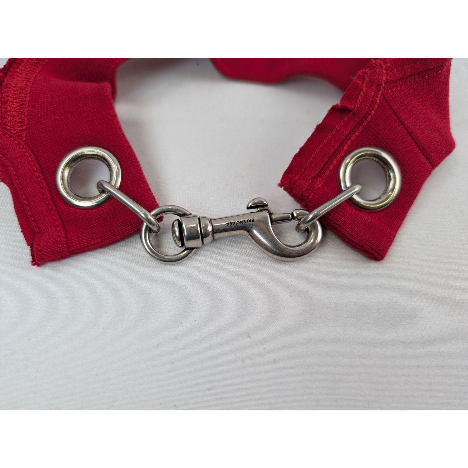 Balenciaga o1rshd1 Size:S/ Unisex Cotton & Brass Collar Choker Necklace Size ONE SIZE - 6 Thumbnail