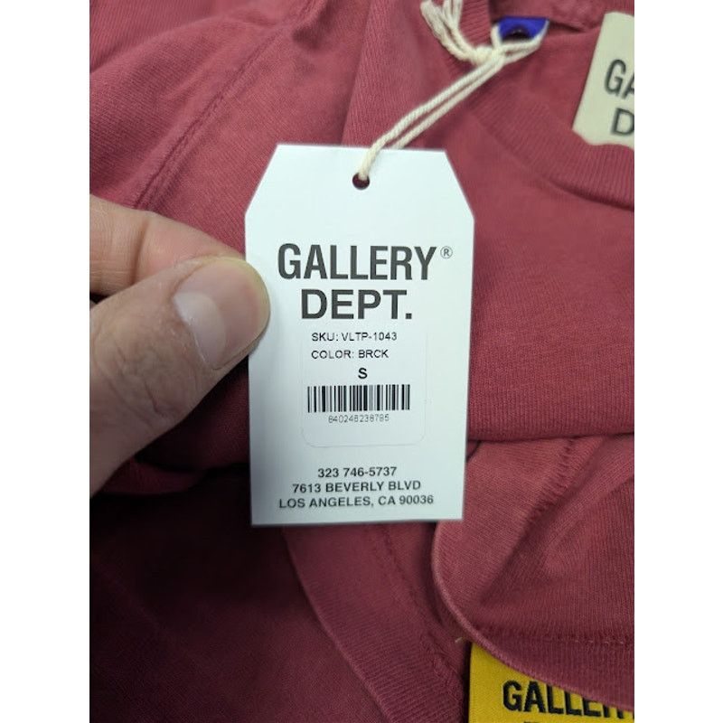 Gallery Dept. o1rshd1 Vintage Logo Painted T-Shirt in Brick Red Size US S / EU 44-46 / 1 - 20 Thumbnail