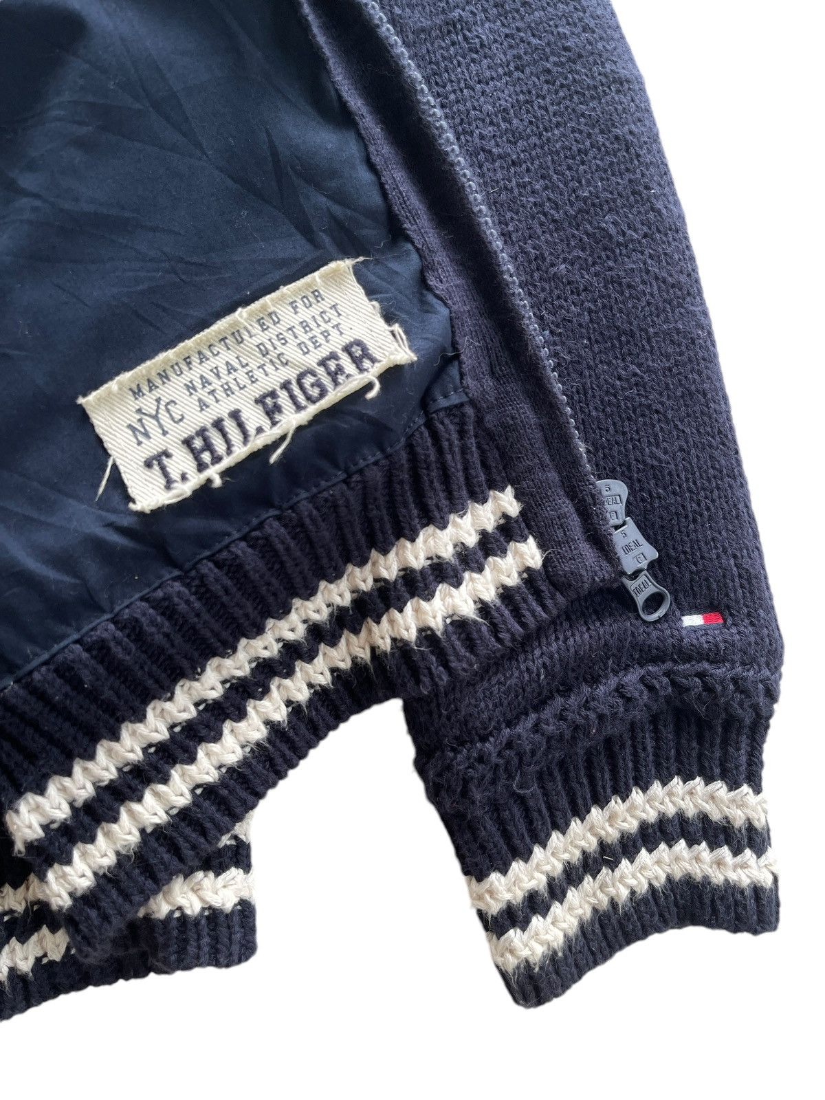 Tommy Hilfiger Tommy Hilfiger Naval Cable Knitted Hoodie Size US M / EU 48-50 / 2 - 5 Thumbnail