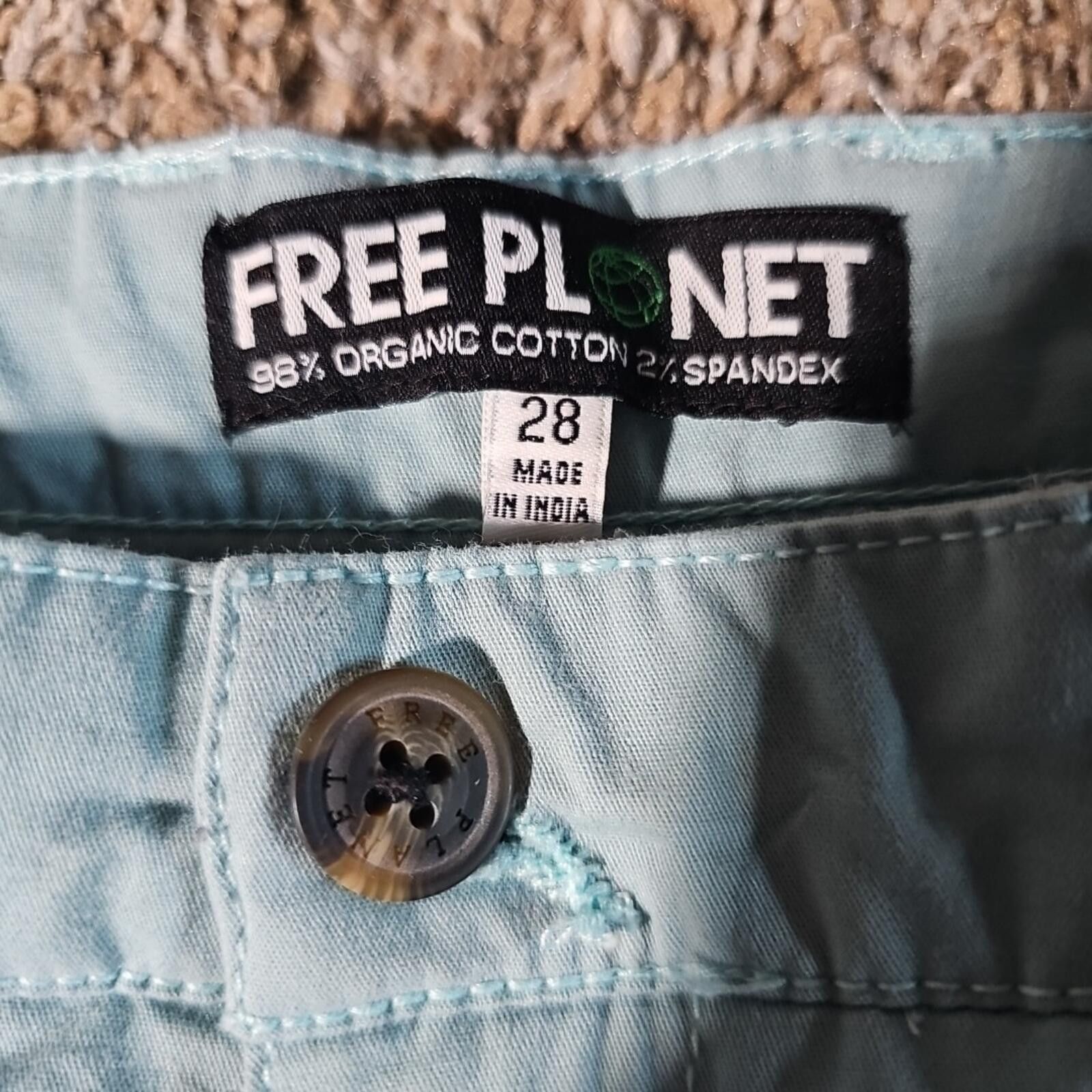 Free Planet Free Plane Organic Cotton Sz 28 Shorts Size US 28 / EU 44 - 2 Thumbnail